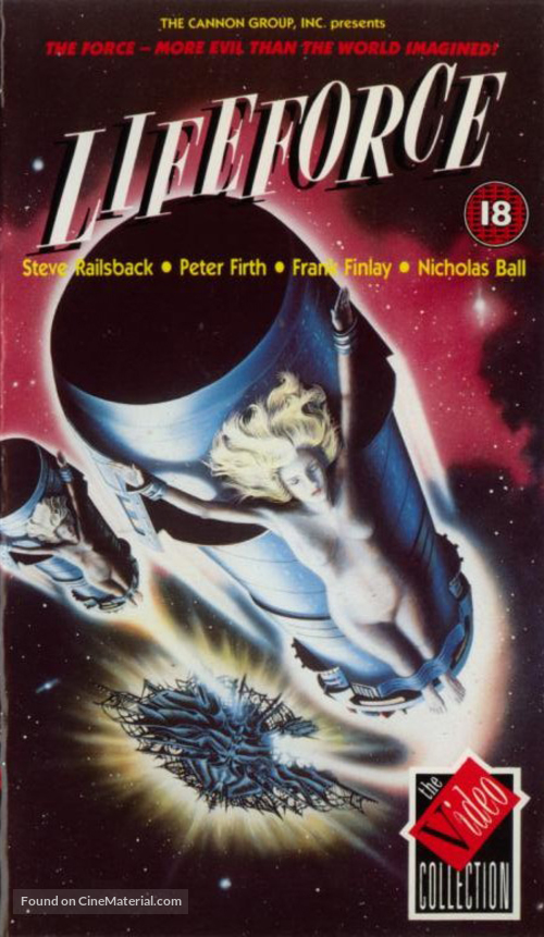 Lifeforce - British VHS movie cover