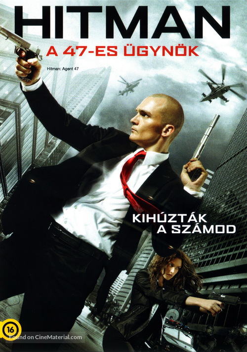 Hitman: Agent 47 - Hungarian DVD movie cover