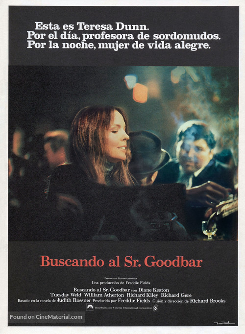 Looking for Mr. Goodbar - Spanish Movie Poster