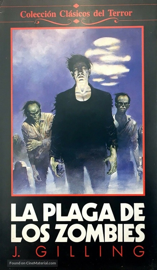 The Plague of the Zombies - Spanish VHS movie cover