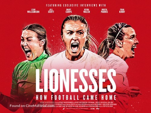 Lionesses: How Football Came Home - British Movie Poster