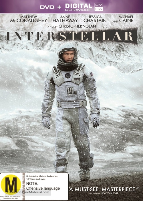 Interstellar - New Zealand Movie Cover
