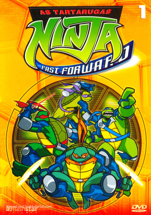 &quot;Teenage Mutant Ninja Turtles&quot; - Brazilian DVD movie cover