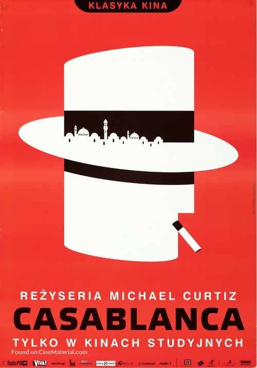 Casablanca - Polish Re-release movie poster