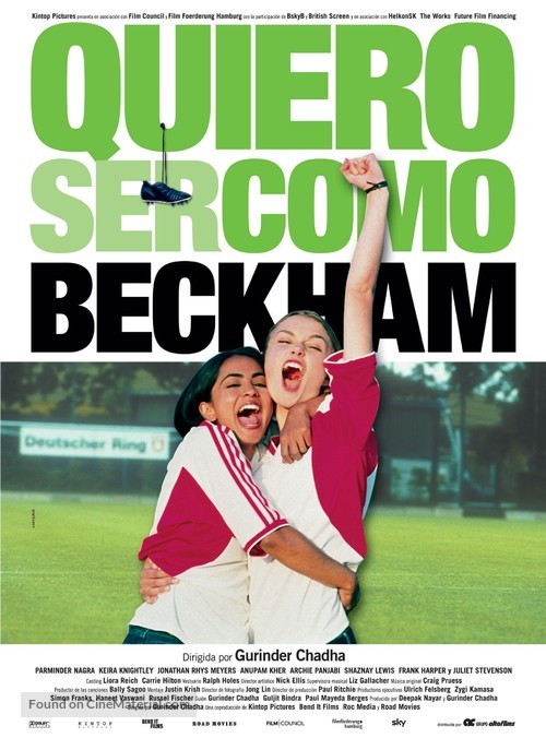 Bend It Like Beckham - Spanish Movie Poster