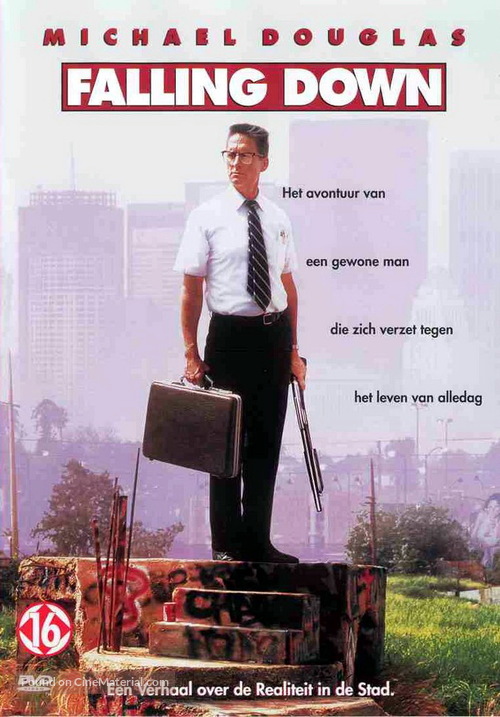 Falling Down - Dutch DVD movie cover