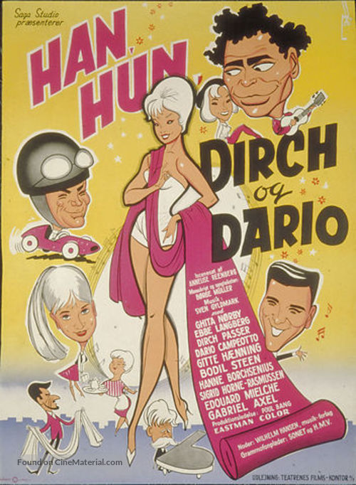 Han, Hun, Dirch og Dario - Danish Movie Poster