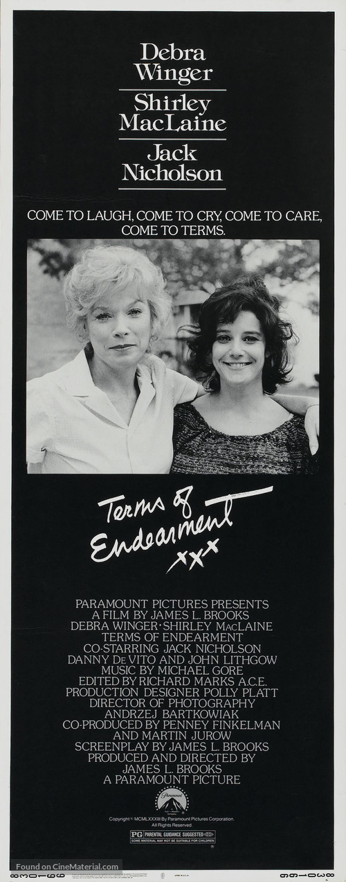 Terms of Endearment - Movie Poster