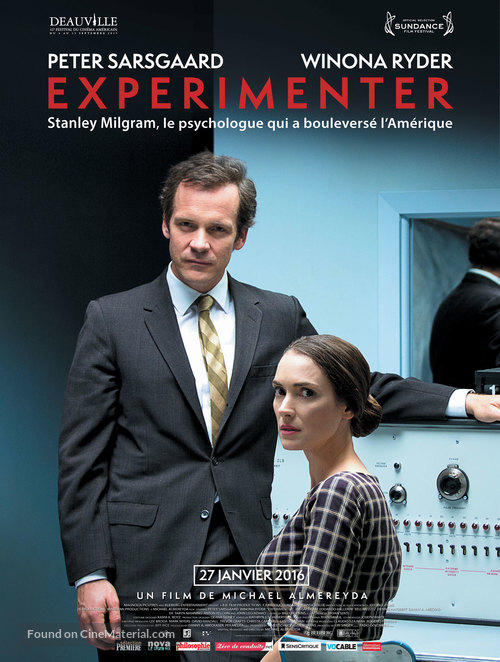 Experimenter - French Movie Poster