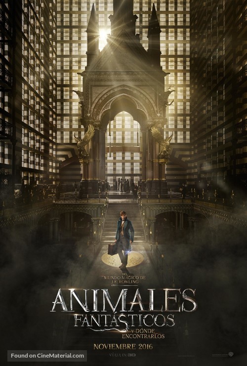 Fantastic Beasts and Where to Find Them - Argentinian Movie Poster