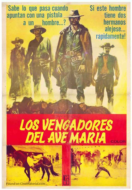 I vendicatori dell&#039;Ave Maria - Spanish Movie Poster
