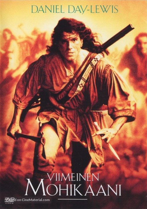 The Last of the Mohicans - Finnish Movie Cover