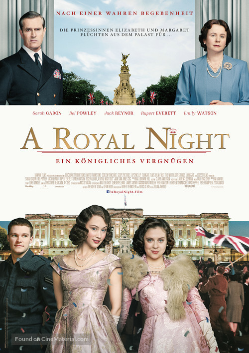 A Royal Night Out - German Movie Poster