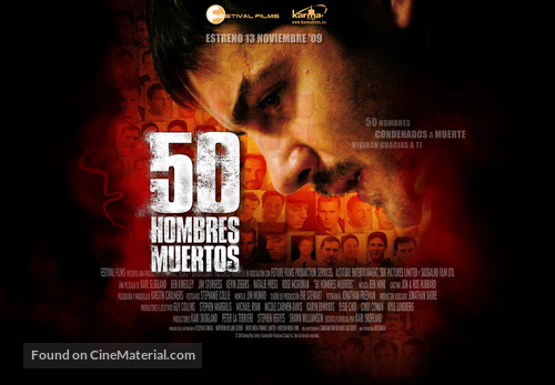 Fifty Dead Men Walking - Spanish Movie Poster