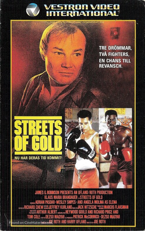 Streets Of Gold - Swedish Movie Cover