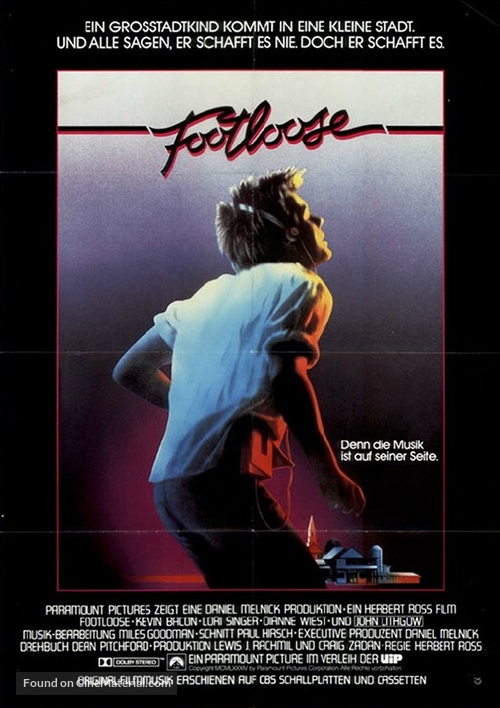 Footloose - German Movie Poster