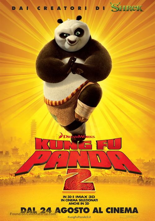 Kung Fu Panda 2 - Italian Movie Poster