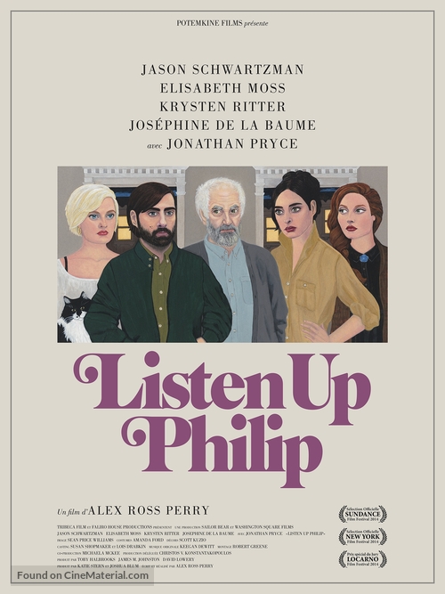 Listen Up Philip - French Movie Poster
