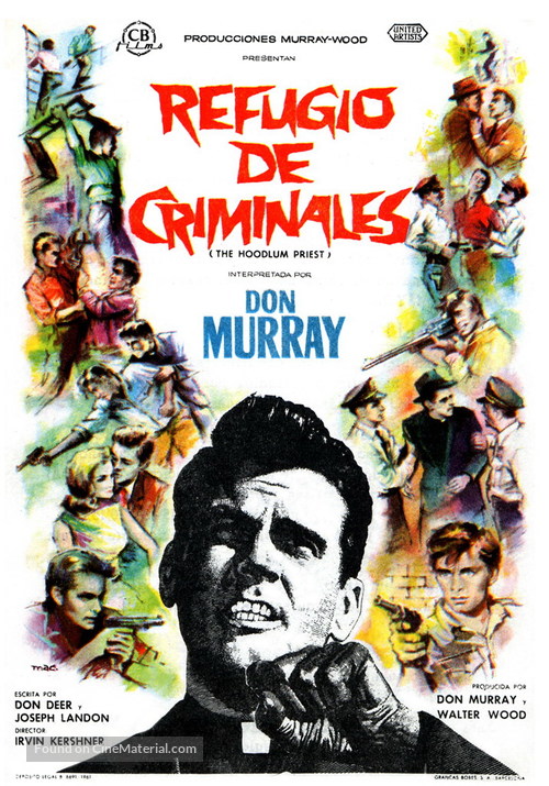 Hoodlum Priest - Spanish Movie Poster