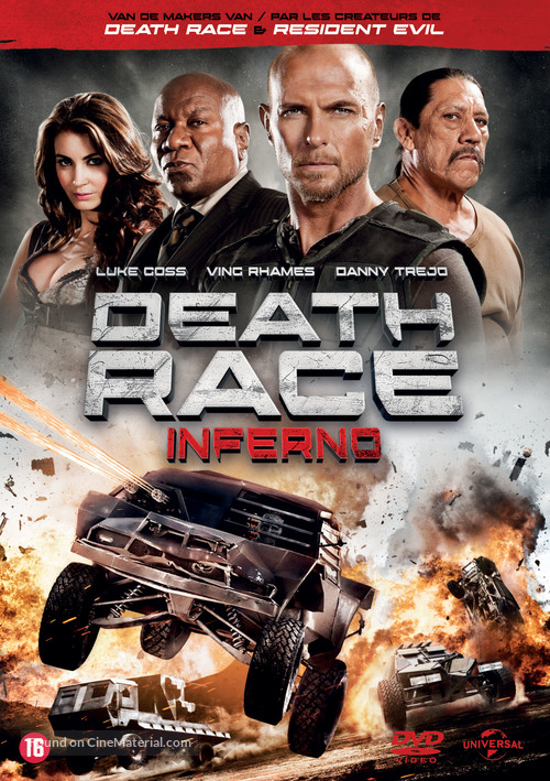 Death Race: Inferno - Dutch DVD movie cover