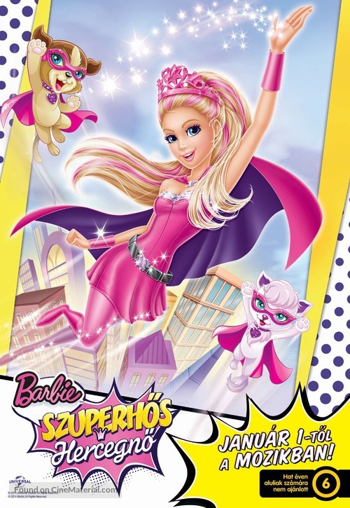 Barbie in Princess Power - Hungarian Movie Poster