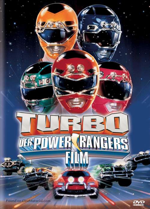 Turbo: A Power Rangers Movie - German Movie Cover