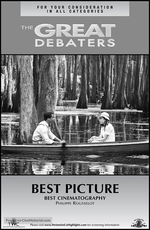 The Great Debaters - For your consideration movie poster