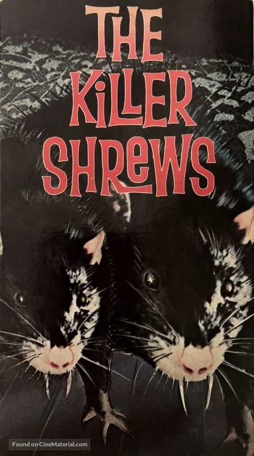 The Killer Shrews - VHS movie cover