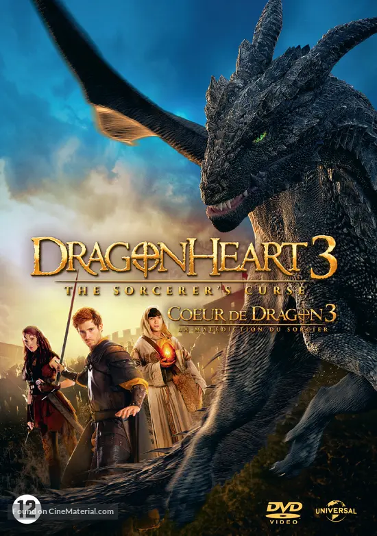 Dragonheart 3: The Sorcerer&#039;s Curse - Dutch DVD movie cover