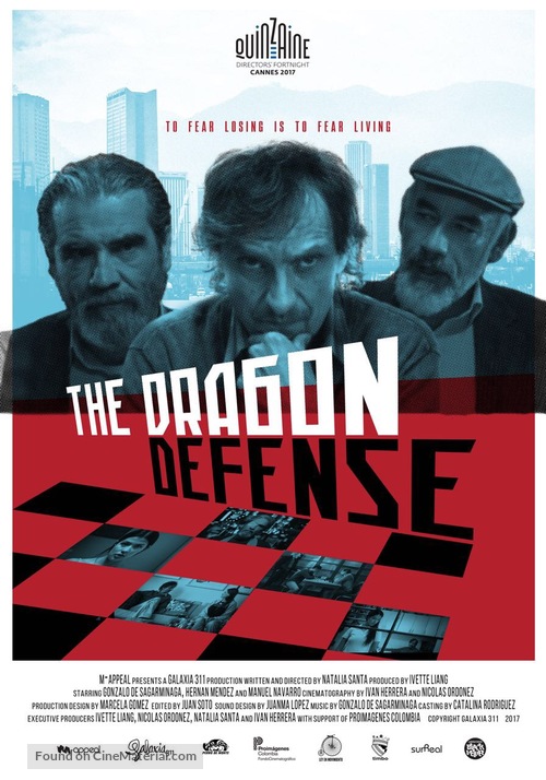 La defensa del dragon - Colombian Movie Poster