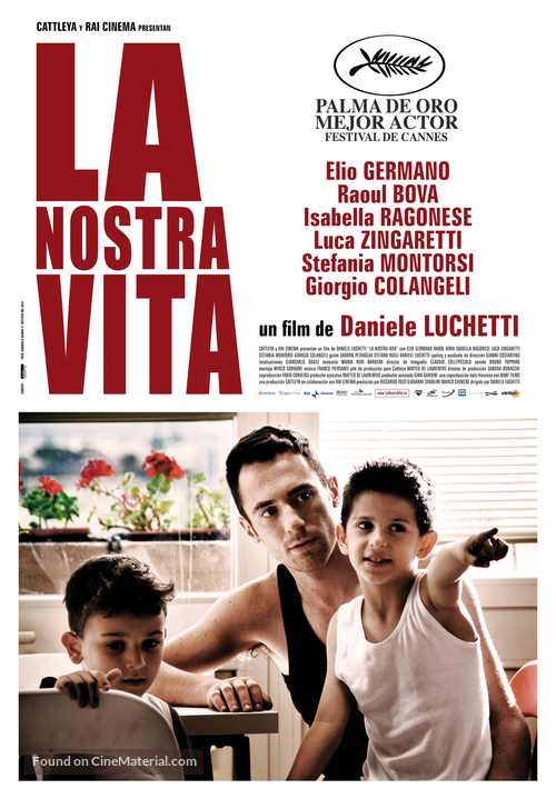 La nostra vita - Spanish Movie Poster