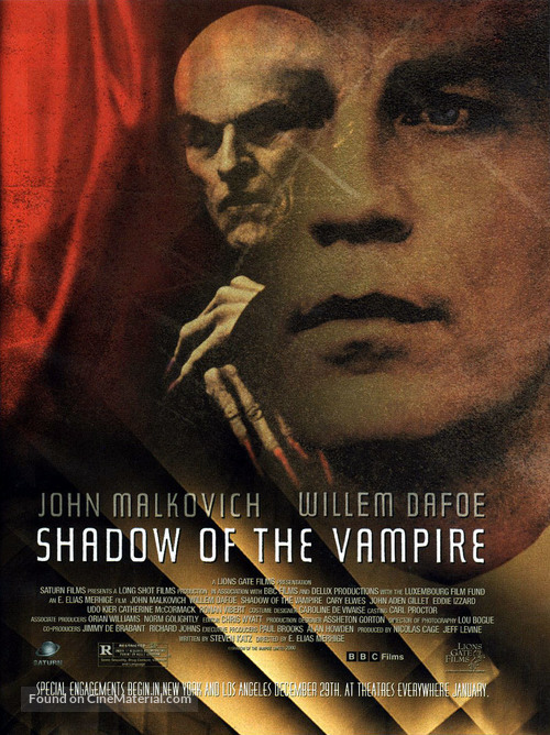 Shadow of the Vampire - Movie Poster