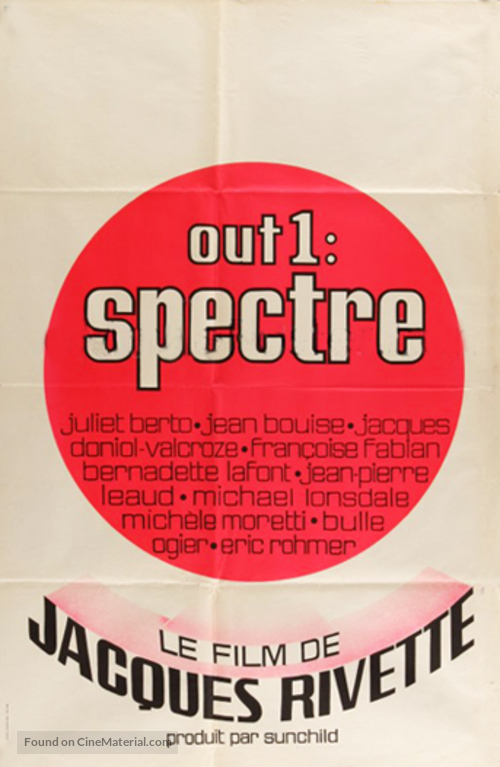 Out 1: Spectre - French Movie Poster