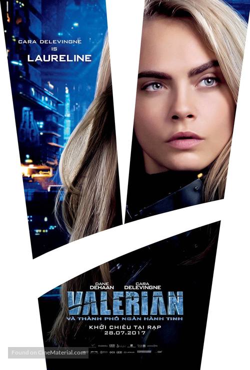 Valerian and the City of a Thousand Planets - Vietnamese Movie Poster