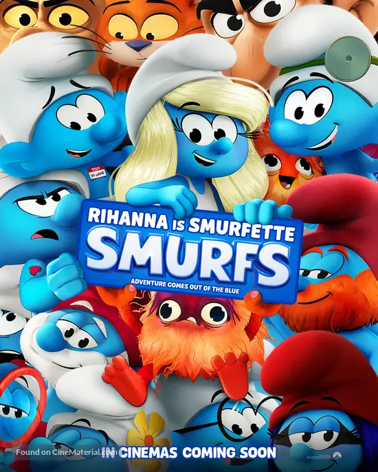 Smurfs - British Movie Poster