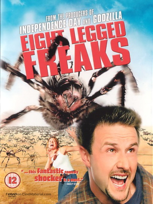 Eight Legged Freaks - British DVD movie cover