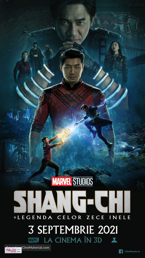Shang-Chi and the Legend of the Ten Rings - Romanian Movie Poster