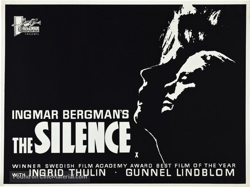 Tystnaden - British Movie Poster
