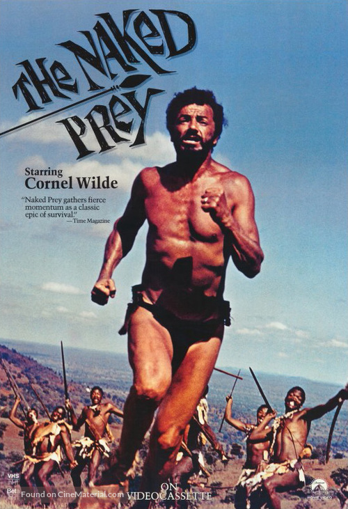 The Naked Prey - Video release movie poster
