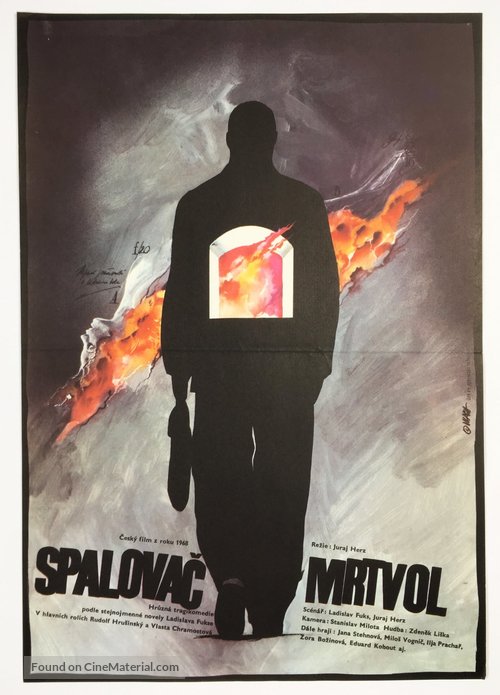 Spalovac mrtvol - Czech Movie Poster