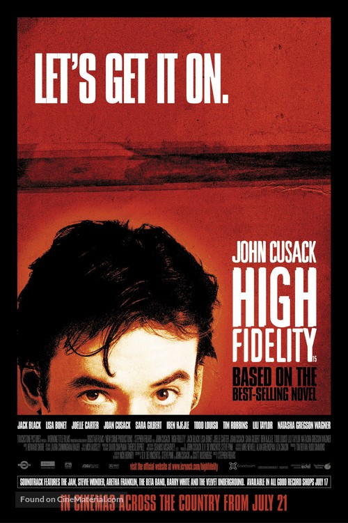 High Fidelity - British Movie Poster