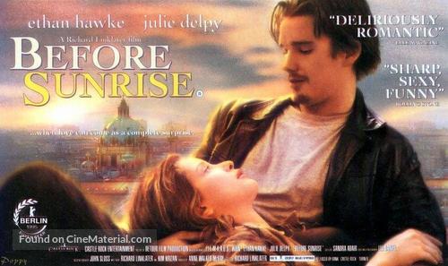 Before Sunrise - British Movie Poster