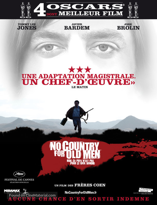 No Country for Old Men - French Movie Poster