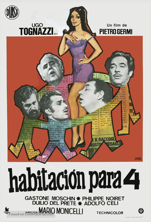 Amici miei - Spanish Movie Poster