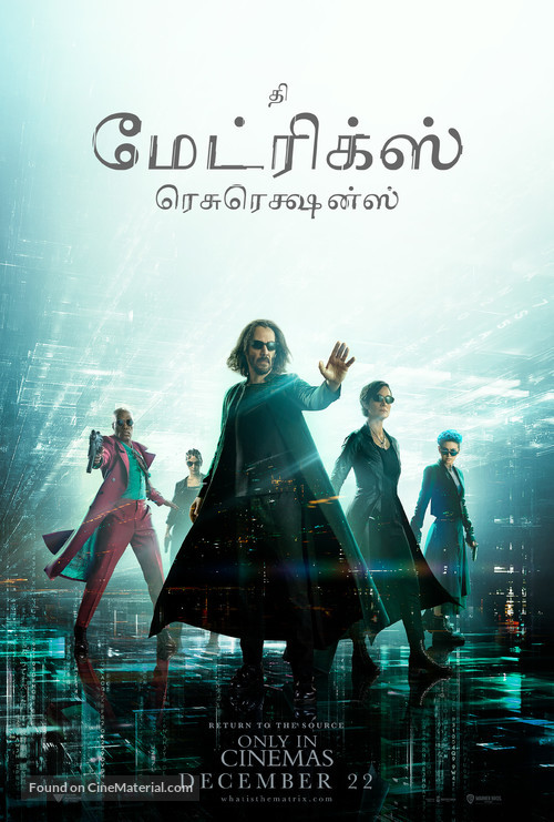 The Matrix Resurrections - Indian Movie Poster