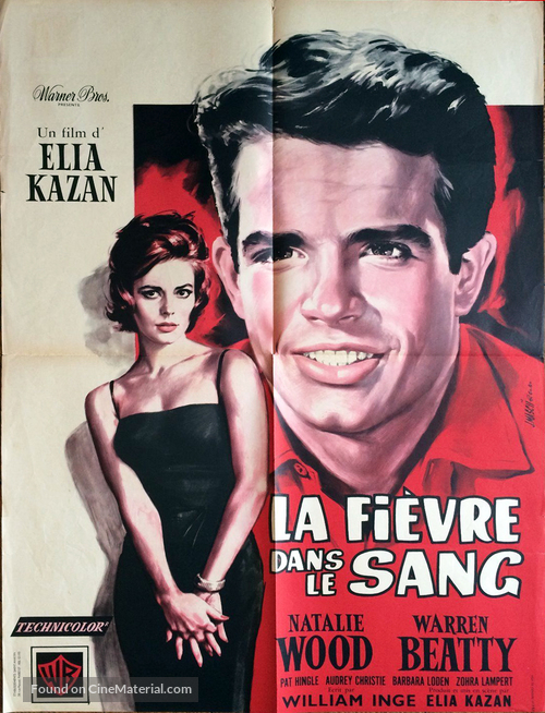 Splendor in the Grass - French Movie Poster