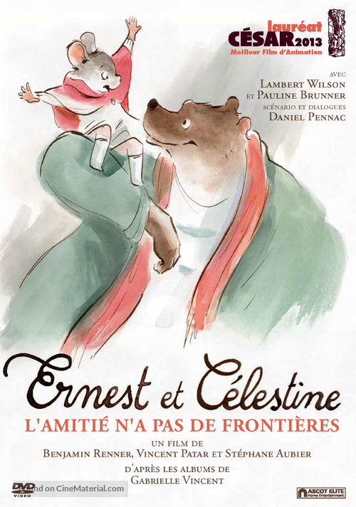 Ernest et C&eacute;lestine - Swiss DVD movie cover