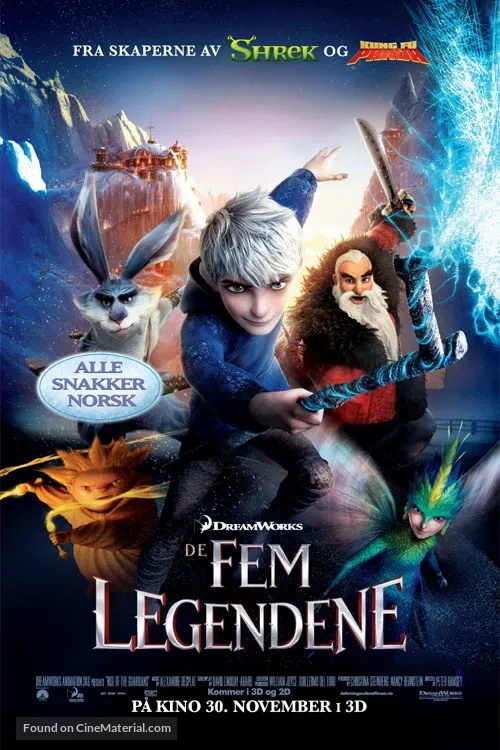 Rise of the Guardians - Norwegian Movie Poster