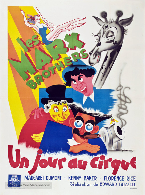 At the Circus - French Movie Poster