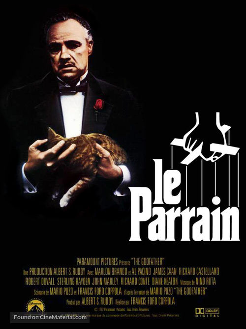 The Godfather - French Movie Poster